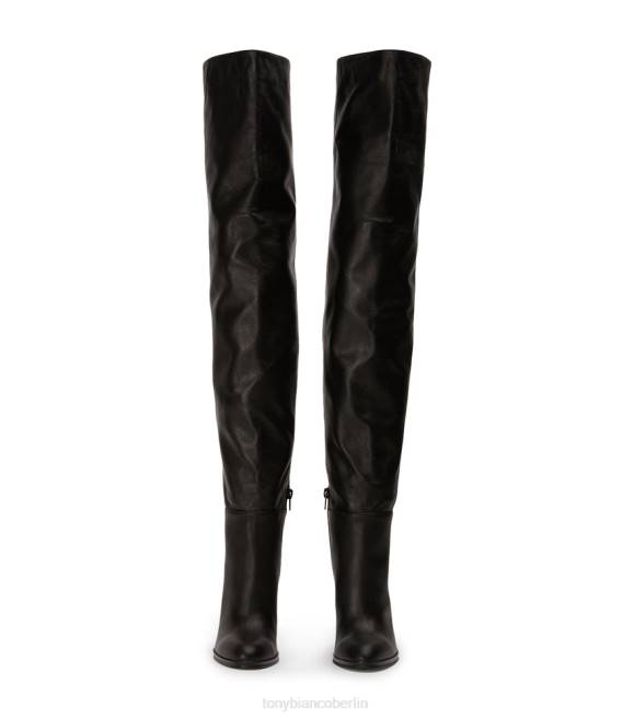 Stiefel mit Absatz| de Tony Bianco Frauen Held lange Stiefel schwarze Komo 4624569